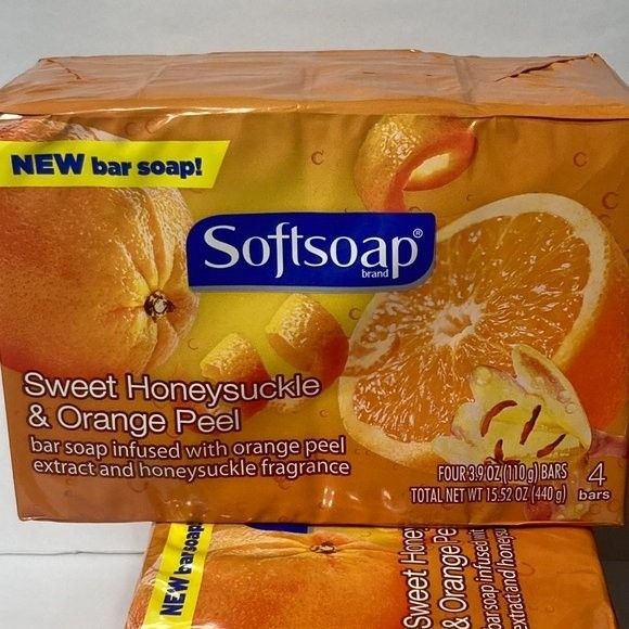 Softsoap Bar Soap Sweet Honeysuckle Orange Peel 8 Total Bars DISCONTINUED - Picture 16 of 16